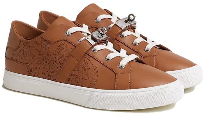 HERMES Kasut Kulit Low-Top Bertali 'Brown Day' H232878Z-HA3 Lookbook HERMES Kasut Kulit Low-Top Bertali 'Brown Day' H232878Z-HA3