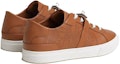 Shop HERMES Kasut Kulit Low-Top Bertali 'Brown Day' H232878Z-HA3