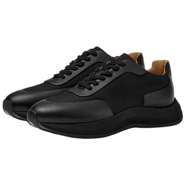 Lookbook Sneaker HERMES Kulit Low-Top 'Hitam' H222912Z-H02