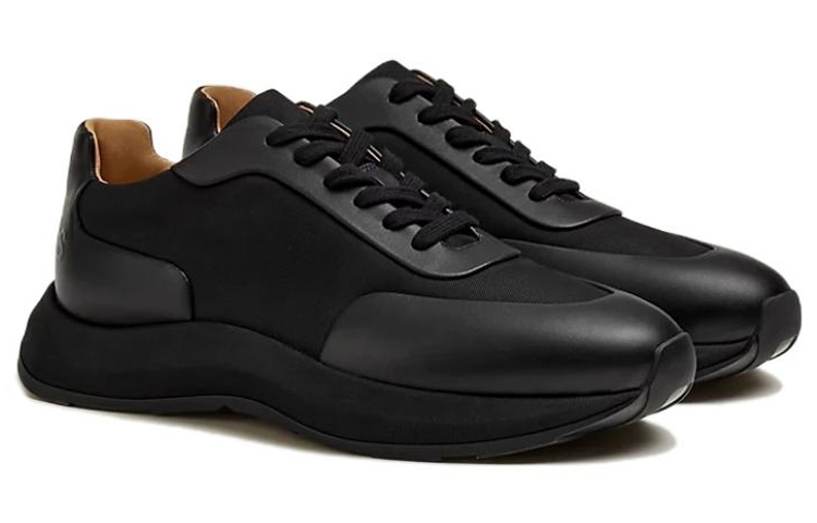 Shop Sneaker HERMES Kulit Low-Top 'Hitam' H222912Z-H02