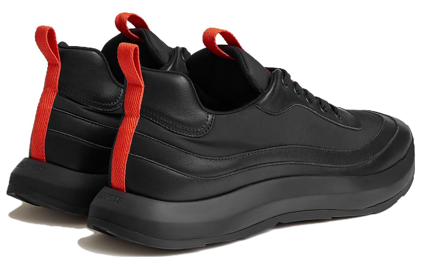 Lookbook HERMÈS Cuir Baskets Basses ''Confort Noir'' H231700Z-H01