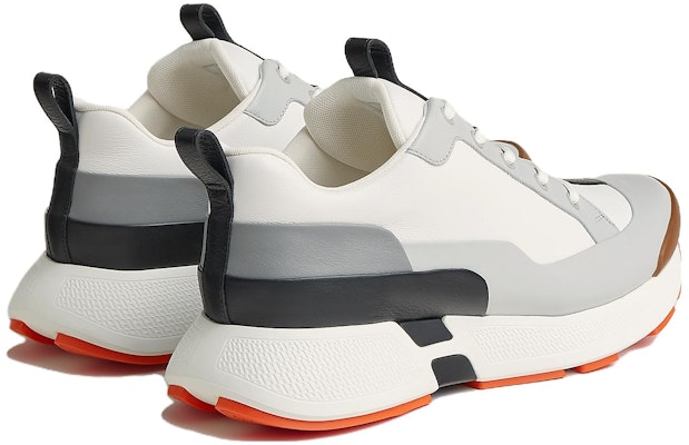 HERMES Leather Low 'Grey Comfort' H232986Z-HAG Lookbook HERMES Leather Low 'Grey Comfort' H232986Z-HAG