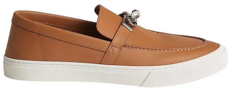 HERMES Sepatu Kulit Slip-On Rendah 'Coklat Fashion' H231727Z-H04 Order HERMES Sepatu Kulit Slip-On Rendah 'Coklat Fashion' H231727Z-H04