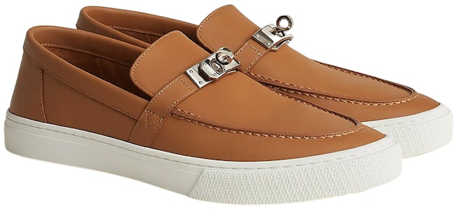 HERMES Sepatu Kulit Slip-On Rendah 'Coklat Fashion' H231727Z-H04 Lookbook HERMES Sepatu Kulit Slip-On Rendah 'Coklat Fashion' H231727Z-H04