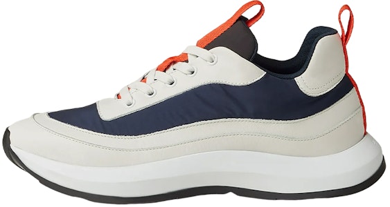 HERMES愛馬仕 皮革 時尚系帶 耐磨 低幫 運動休閒鞋 男款 藍白 Buy HERMES愛馬仕 皮革 時尚系帶 耐磨 低幫 運動休閒鞋 男款 藍白