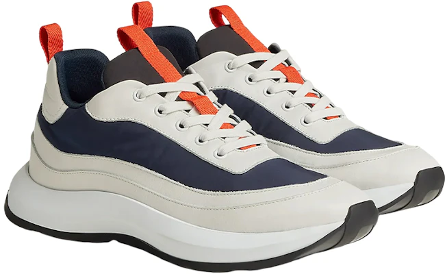 HERMES Leather Low Top 'Blue White Fashion Strap' H231700Z-HI2 Lookbook HERMES Leather Low Top 'Blue White Fashion Strap' H231700Z-HI2