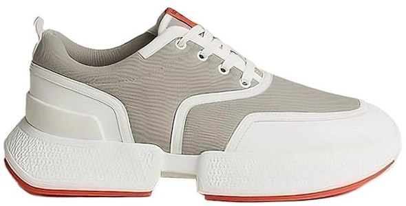 爱马仕 低帮皮革休闲鞋 '灰白' H231734Z-H30 Order 爱马仕 低帮皮革休闲鞋 '灰白' H231734Z-H30