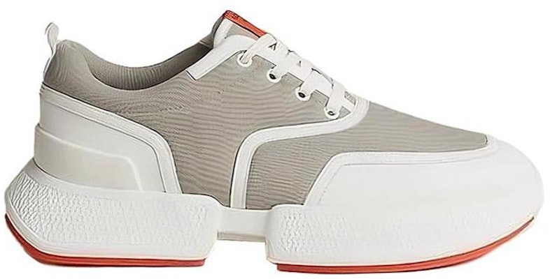 HERMES Leather Low Top 'Grey White' H231734Z-H30 Order HERMES Leather Low Top 'Grey White' H231734Z-H30