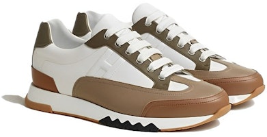 HERMES愛馬仕 皮革 圓頭繫帶 低筒 生活休閒鞋 男款 卡其色 Lookbook HERMES愛馬仕 皮革 圓頭繫帶 低筒 生活休閒鞋 男款 卡其色