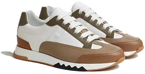 HERMES Kulit Kasut Rendah 'Khaki Bertali' H191395Z-HC9 Lookbook HERMES Kulit Kasut Rendah 'Khaki Bertali' H191395Z-HC9