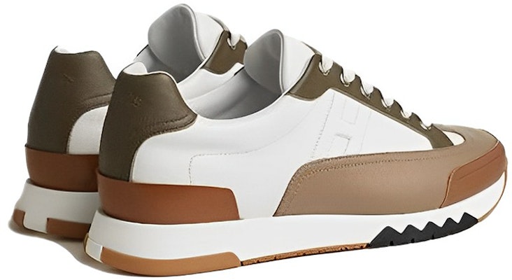 HERMES Sepatu Kulit Low Top 'Khaki Lace-Up' H191395Z-HC9 Lookbook HERMES Sepatu Kulit Low Top 'Khaki Lace-Up' H191395Z-HC9