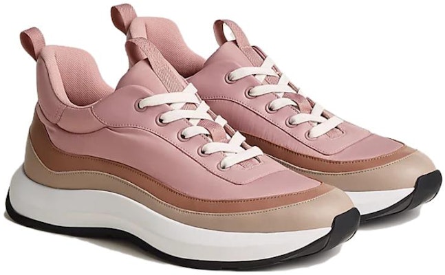 HERMES Sepatu Kulit Rendah 'Pink' H231700Z-H2X Lookbook HERMES Sepatu Kulit Rendah 'Pink' H231700Z-H2X