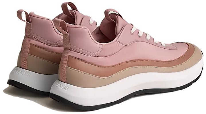HERMES Sepatu Kulit Rendah 'Pink' H231700Z-H2X Shop HERMES Sepatu Kulit Rendah 'Pink' H231700Z-H2X