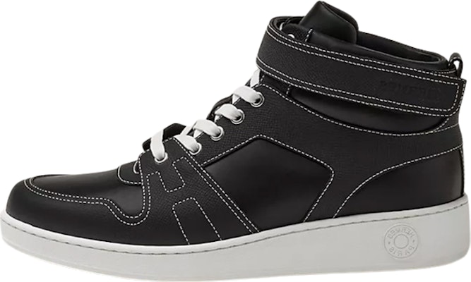HERMES Leather Mid-Top Sneaker 'Black Fashion' H222916Z-H02 Buy HERMES Leather Mid-Top Sneaker 'Black Fashion' H222916Z-H02