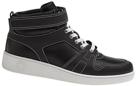 HERMES Zapatillas de Cuero Altas 'Moda Negra' H222916Z-H02 Order HERMES Zapatillas de Cuero Altas 'Moda Negra' H222916Z-H02