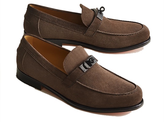 HERMES Kulit Moccasin 'Coklat Ebony' H222996Z-AME Lookbook HERMES Kulit Moccasin 'Coklat Ebony' H222996Z-AME