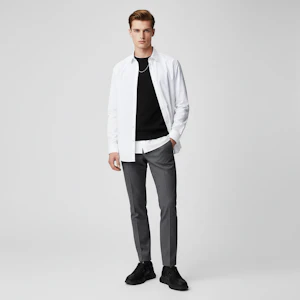 Lookbook HERMES Zapatos Bajos de Piel con Cordones Punta Redonda 'Negro' H221898ZH-03