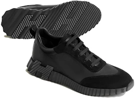 Details for HERMES Zapatos Bajos de Piel con Cordones Punta Redonda 'Negro' H221898ZH-03