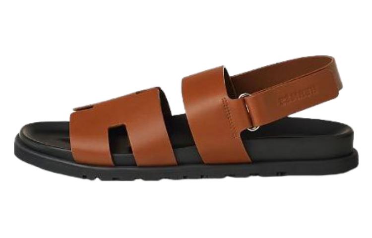 HERMES Leather Sandal 'Simple Brown'