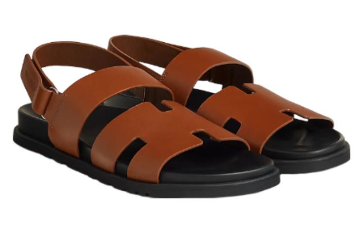 HERMES Leather Sandal 'Simple Brown' 圖 3
