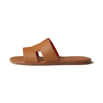 HERMES Leather Slide 'Orange CMFT'