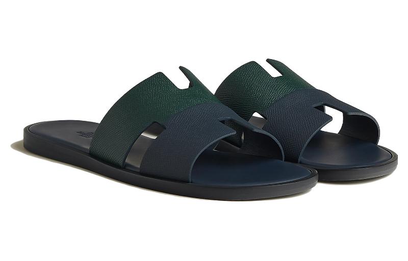 HERMES Leather Slides 'Blue CMFT' 圖 4