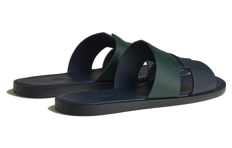 HERMES Leather Slides 'Blue CMFT' 圖 5