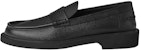 HERMES Kasut Kulit Slip-On 'Fesyen Hitam' H231950Z-A02