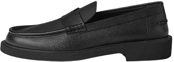 HERMES Leather Slip-On 'Black Fashion' H231950Z-A02 HERMES Leather Slip-On 'Black Fashion' H231950Z-A02
