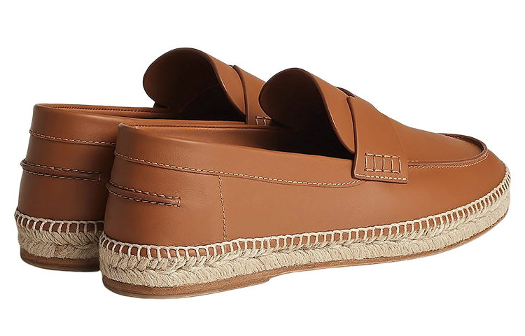 Lookbook HERMÈS愛馬仕 皮革 時尚套腳 男士休閒鞋 棕色