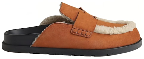 Pantuflas de Cuero HERMES 'Marrón' H232865Z-H10 Order Pantuflas de Cuero HERMES 'Marrón' H232865Z-H10