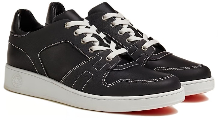 HERMES Leather Sneaker 'Black Fashion' H222830Z-H02410 Lookbook HERMES Leather Sneaker 'Black Fashion' H222830Z-H02410