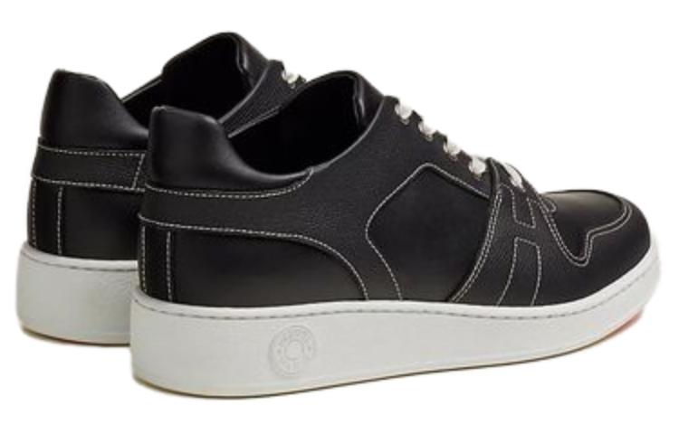 Shop Zapatillas de Cuero HERMES 'Moda Negra' H222830Z-H02410
