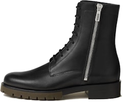 HERMES Leather Zip Round Toe Boots 'Comfortable Black' H232946ZH0-1420 HERMES Leather Zip Round Toe Boots 'Comfortable Black' H232946ZH0-1420