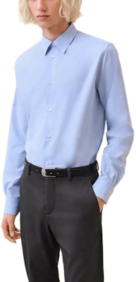 HERMES Baju Slim Fit Jacquard Lengan Panjang Lelaki Biru Muda H466000HB66 Buy HERMES Baju Slim Fit Jacquard Lengan Panjang Lelaki Biru Muda H466000HB66