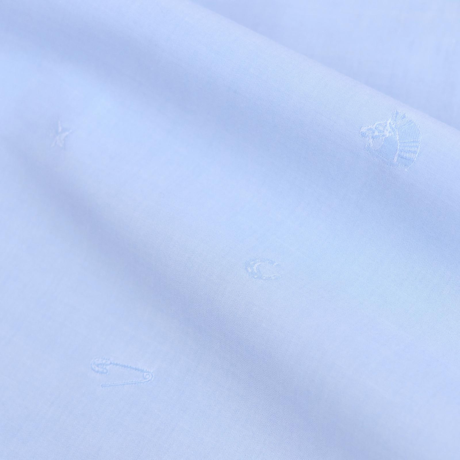 Purchase HERMES Baju Slim Fit Jacquard Lengan Panjang Lelaki Biru Muda H466000HB66