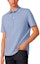 Shop HERMES Light Blue Solid Pocket Casual Short Sleeve Polo Shirt. H072325HA69
