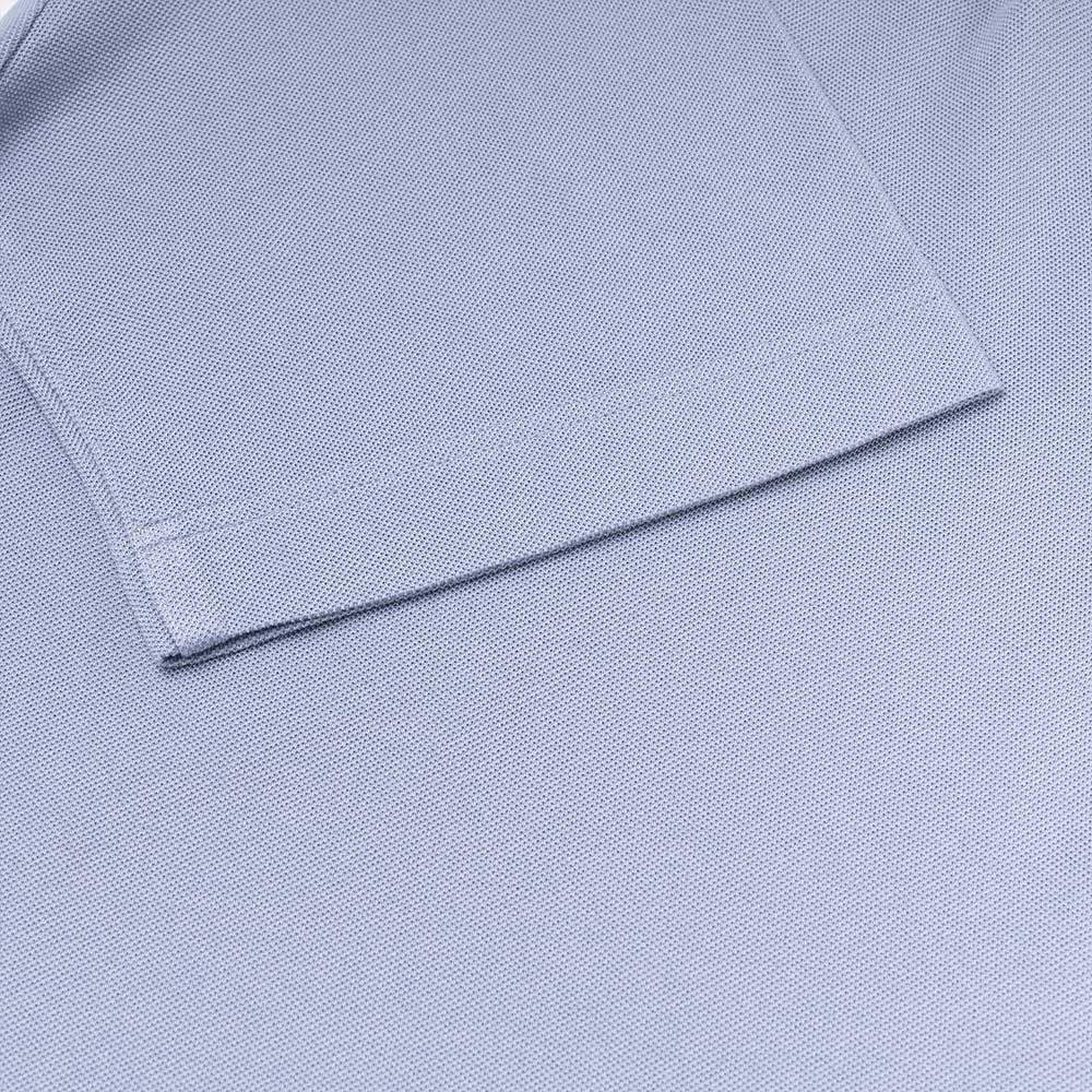 Sizing HERMES Light Blue Solid Pocket Casual Short Sleeve Polo Shirt. H072325HA69