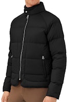 HERMES Lightweight Black Down Jacket with Stand Collar H800170E01M HERMES Lightweight Black Down Jacket with Stand Collar H800170E01M