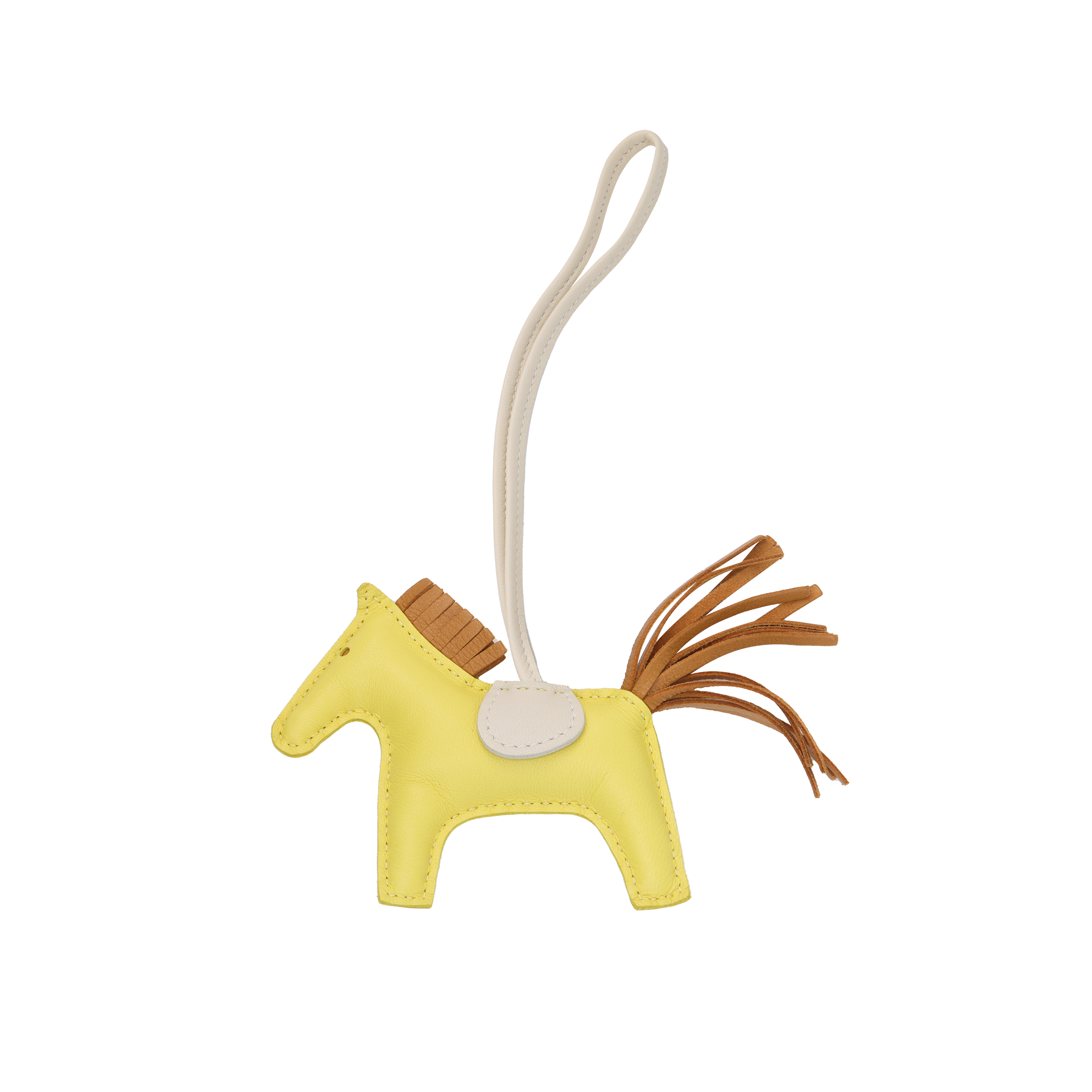 HERMES Lime Green Rodeo Horse Charm Keychain H064929CABZ 圖 2