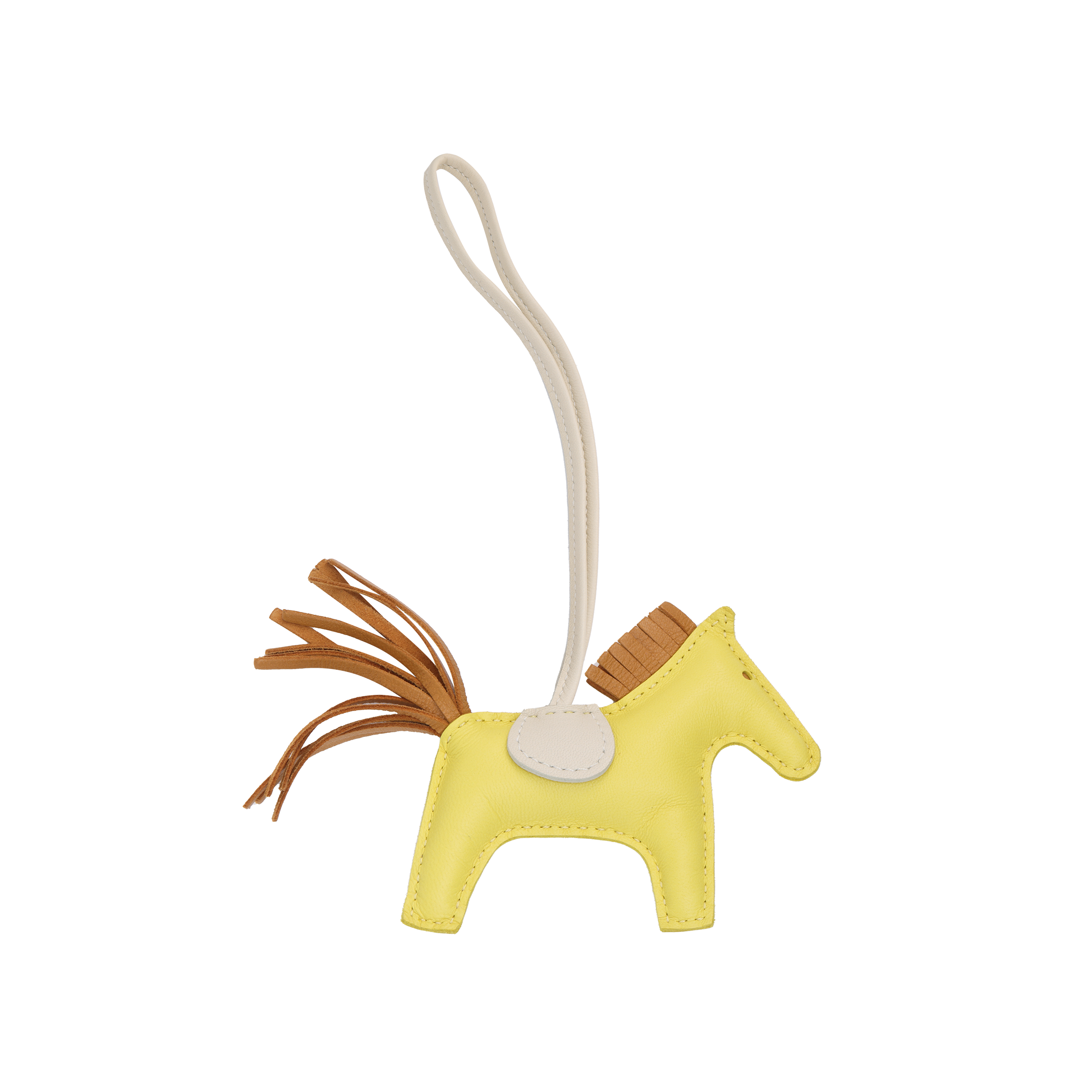 HERMES Lime Green Rodeo Horse Charm Keychain H064929CABZ 圖 3