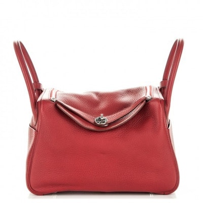 Hermes Lindy Clemence 30 Rouge Garance Buy Hermes Lindy Clemence 30 Rouge Garance