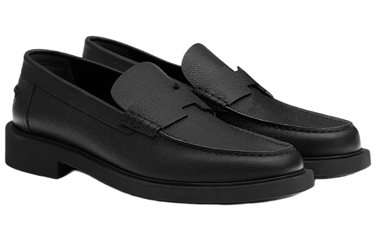 Lookbook HERMÈS Mocasín 'Cuero Negro' H221976Z-A01