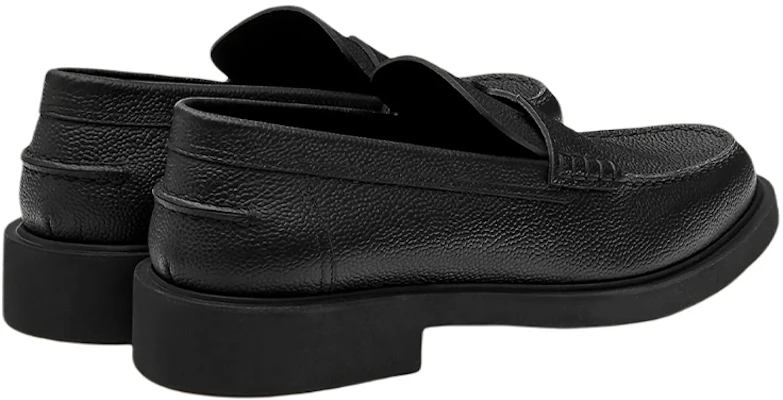 HERMÈS Mocasín 'Cuero Negro' H221976Z-A01 Shop HERMÈS Mocasín 'Cuero Negro' H221976Z-A01