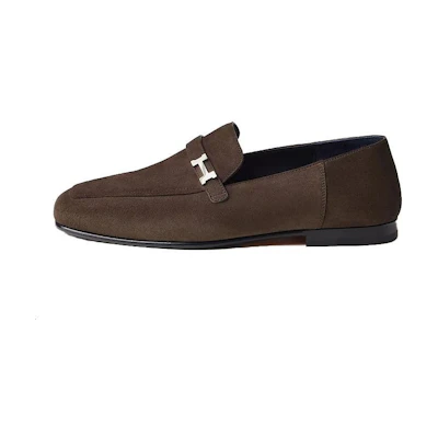 HERMES Loafer 'Brown Suede'