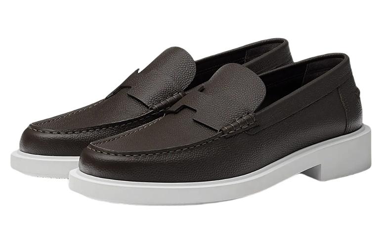 Lookbook Mocasines HERMES 'Marrón Oscuro' H221976Z-AME