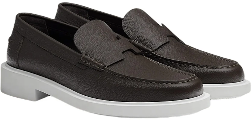 Mocasines HERMES 'Marrón Oscuro' H221976Z-AME Shop Mocasines HERMES 'Marrón Oscuro' H221976Z-AME