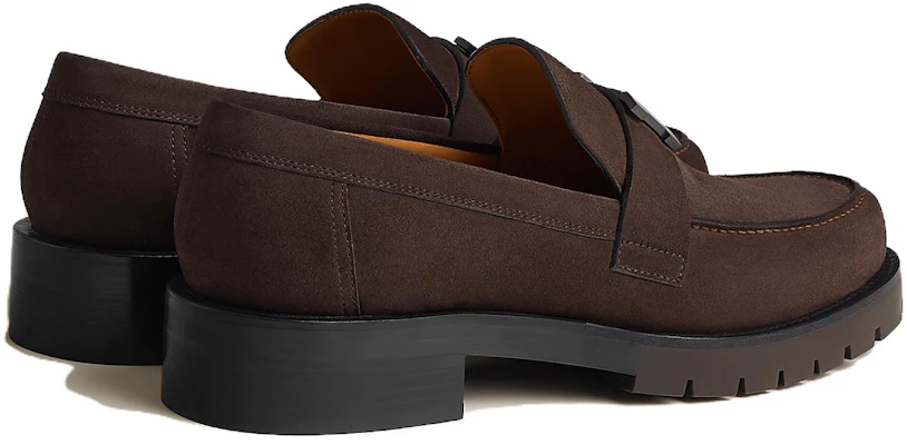 Mocasines HERMÈS 'Marrón Oscuro' H232891Z-AME Shop Mocasines HERMÈS 'Marrón Oscuro' H232891Z-AME