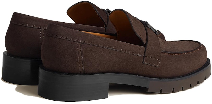 HERMES Loafer 'Coklat Gelap' H232891Z-AME Shop HERMES Loafer 'Coklat Gelap' H232891Z-AME