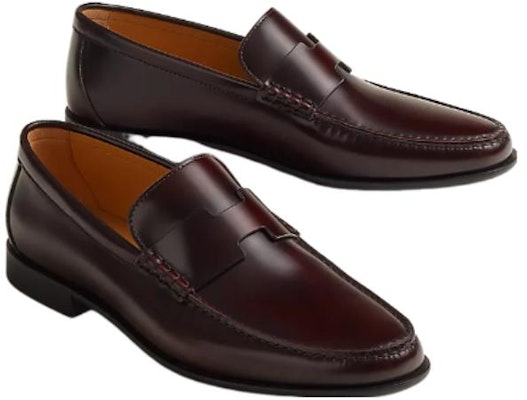 HERMES Sepatu Loafer 'Coklat Merah' H222994Z-AZ6 Lookbook HERMES Sepatu Loafer 'Coklat Merah' H222994Z-AZ6